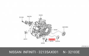 Nissan 1.2T прокладка сливной пробки 32135AX001 NISSAN INFINITI