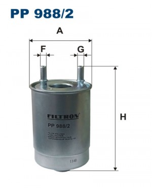 Фильтр топливный PP 988/2 FILTRON