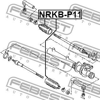 Nissan Cefiro пальник рейки NRKB-P11 FEBEST