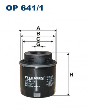 VAG 1.2/1.4 FSI/TSI/TFSI 08- фильтр маслянный OP6411 FILTRON