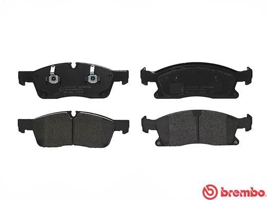 MB GLE350D колодки передние BREMBO P50109 BREMBO
