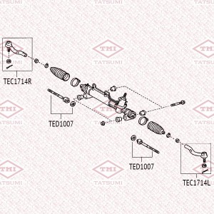 Toyota Camry 40 06- тяга рулевая TED1007 TATSUMI