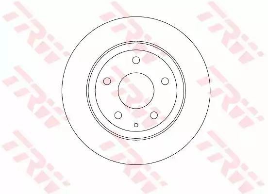 Mazda 6 2012- Диск тормозной задний DF8115 TRW