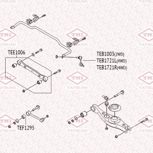 Hyundai SantaFe 13-/Sorento XM 12- Стойка стабилизатора перед TEB1003 TATSUMI