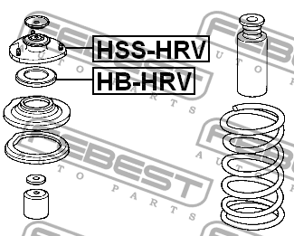Honda StepWagon Подшипник опорный HB-HRV FEBEST