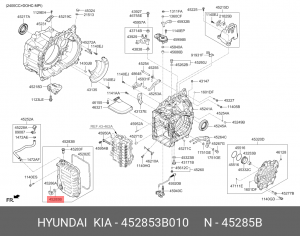 Прокладка масляного картера 452853B010 HYUNDAI KIA