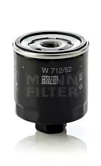 VAG Fabia, Octavia, Golf, Polo 1.4, 1.6 16V 99- Фильтр масляный W71252 MANN FILTER