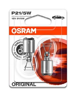 Комплект ламп  P21W/5W 12V блистер 2шт 7528-02B OSRAM
