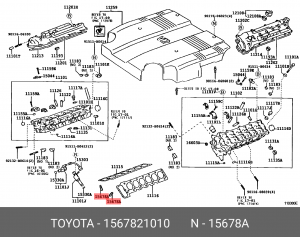 Фильтр сетчатый 15678-21010 TOYOTA