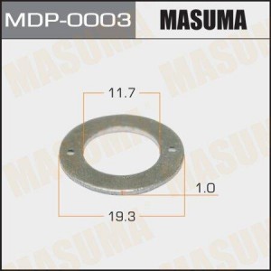 Hyundai D4BH/BF прокладка(кольцо с двумя отверст) форсунки обратки MDP-0003 MASUMA
