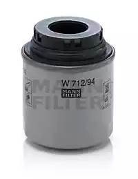 VAG Polo-Sedan, Golf 5, 6, Tiguan 1.2-1.6, TSI/TFSI 08- Фильтр масляный W71294 MANN FILTER