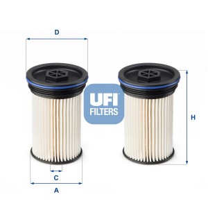 Фильтр топливный 26.071.00 UFI