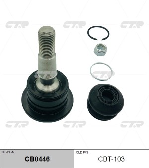 Toyota LC100, Prado 120, 150,  HILUX SURF шаровая опора верхняя CB0446 CTR