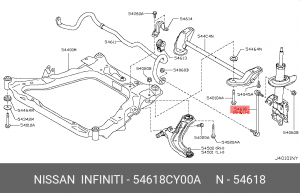 Nissan Juke, Qashqai 13- J11 UK MAKE стойка стабилизатора передняя 54618CY00A NISSAN INFINITI