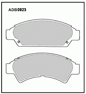 Toyota Vista SV32 Колодки тормозные передние ADB0923 ALLIED NIPPON