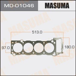 TOYOTA 4Runner/ Hiace/ HiLux/ LandCruiser 2.5/ 2.7 95-> mot.2RZ-FE/ 3RZ-FE прокл MD-01046 MASUMA