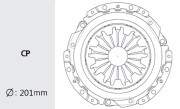 Kia Spectra/Shuma 1,6/ Rio 1,5 00-05 Корзина сцепления KIC23 VALEO PHC