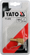 Наконечник для шланга подкачки шин 8мм YT2372 YATO