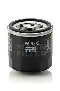 Daewoo Matiz/Spark 04-10/Aveo 1,2 8кл фильтр масляный. W672 MANN FILTER