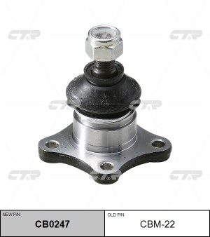 Mitsubishi Pajero 90-00, Sport 98-, L200 -05 шаровая опора верхняя CBM-22 CTR