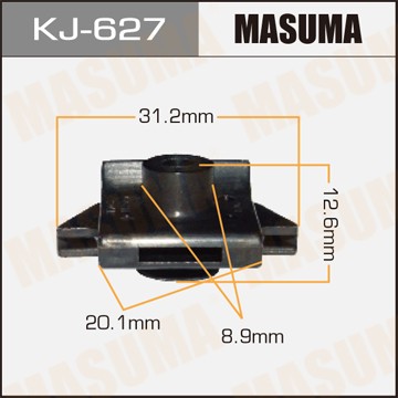 Nissan клипса крепления подкрылка (закладная) KJ627 MASUMA