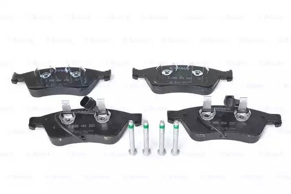 AUDI A6 04-11 колодки тормозные передние 0 986 494 200 BOSCH