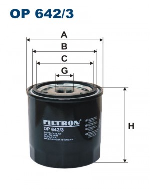 NFINITY FX 30d/NISSAN Navara 3.0DCi 10-, GV 1.9D фильтр маслянный OP6423 FILTRON