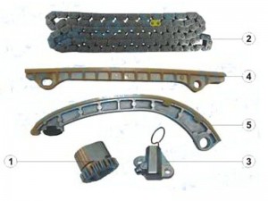 Suzuki SX4 (Fiat Sedici), Swift, Ignis M13/15/16A комплект цепи ГРМ TKSZ230C SAT