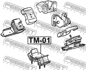 Toyota Mark II Опора АКПП TM-01 FEBEST