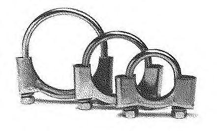 Хомут глушителя 52 mm 250-252 BOSAL