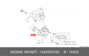 ПРОКЛАДКА НАСОСА ТОПЛИВНОГО 16420-53Y00 NISSAN INFINITI
