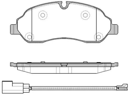 Ford Tranzit колодки передние 1602.02 REMSA