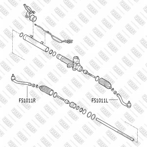Kia Sorento 09 XM - тяга рулевая правая FS1011R FIXAR