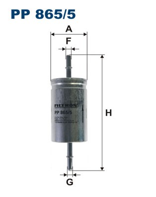 Mazda 3, Ford Focus 1, 2 фильтр топливный PP 865/5 FILTRON