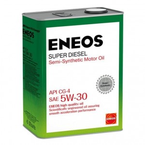 Eneos 5w-30 super diesel cg-4 semi-synthetic полусинтетическое jp/4l OIL1333 ENEOS