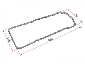 NISSAN ALMERA II (N16), PRIMERA P12 1.5-1.8 00- Прокладка клапанной крышки K13270AU300 SAT