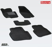 VW Passat B7 2011 Ковры салона черные LINER 3D Lux текстиль ST7400478 SOTRA
