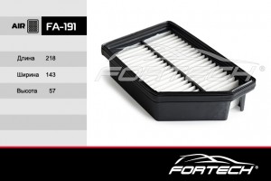 SS Actyon 2012- New Фильтр воздушный FA191 FORTECH