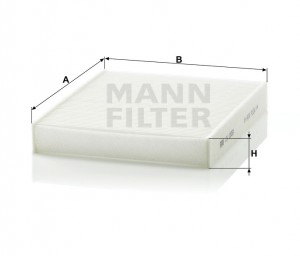 Ford Focus C-MAX, Kuga 08>, Mondeo IV 07>,S-Max 06> фильтр салона CU2559 MANN FILTER