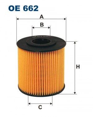 Volvo S40,V40,S60,C70, S70,V70,S80 95-03 фильтр масляный OE662 FILTRON
