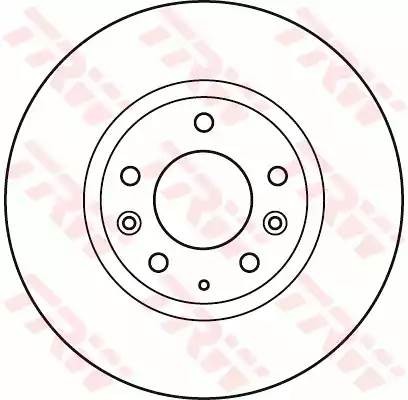 Mazda CX-7 05/07- диск тормозной передний DF4958S TRW