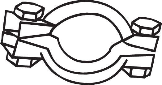 Хомут глушителя D=66 254-920 BOSAL
