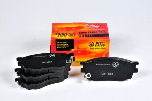 Mazda 6 GG 1,8 02-07 тормозные колодки передние JBP0083 JUST DRIVE