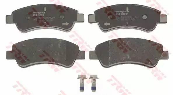 Peugeot 207 колодки тормозные передние GDB1563 TRW
