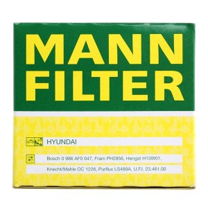 Hyundai/Kia 1.3-2.4 бенз фильтр масляный W81180 MANN FILTER