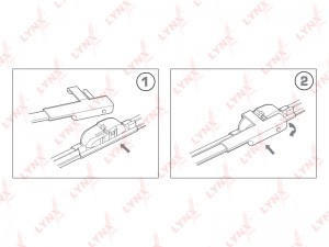 VW, Audi, Skoda, Octavia II 04-13 - щетки стеклоочистителя компл. (600+480мм) XF6048S LYNXAUTO
