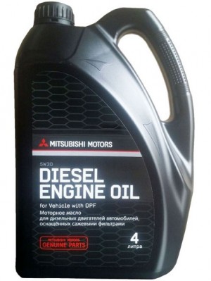 Масло моторное синтетическое MITSUBISHI Engine DL-1 Disel 5W30 4L MZ320759 MITSUBISHI
