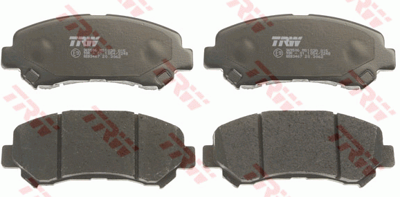 Nissan Qashqai колодки передние дисковые GDB3467 TRW