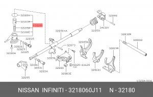 Nissan стопор 32180-60J11 NISSAN INFINITI