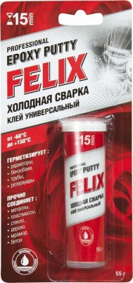 Холодная сварка "FELIX" (55гр) блистер 411040101 FELIX